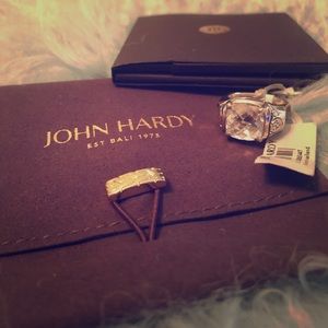 John Hardy Batu Bamboo Silver Cushion Ring
